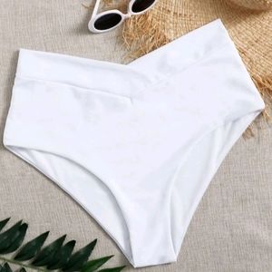 SHEIN High Waisted Crossover Bikini Bottom